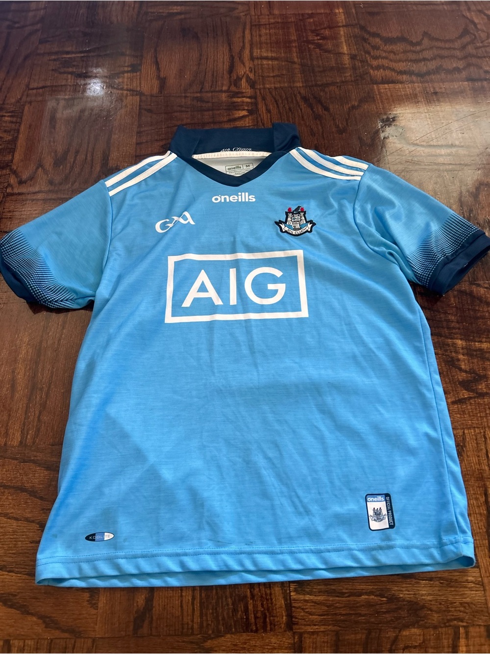 O'Neill Dublin Blue GAA Jersey soccer football with AIG Logo